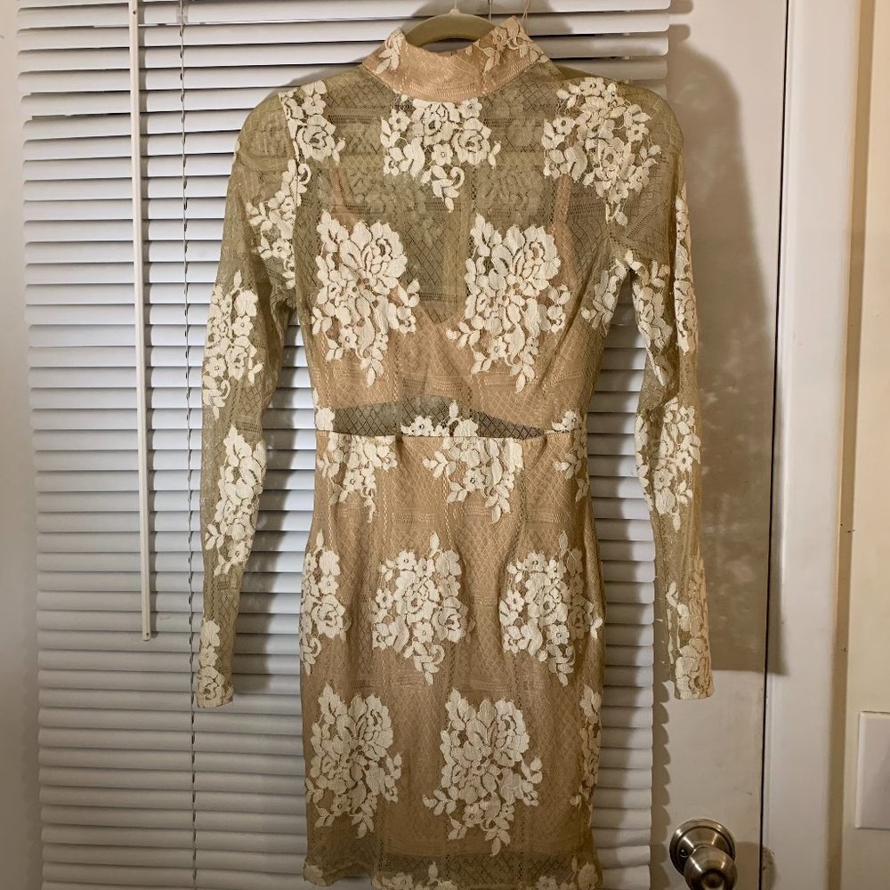 floral lace dress